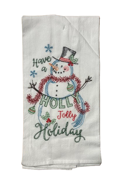 Holly Jolly Holiday Kitchen Towel