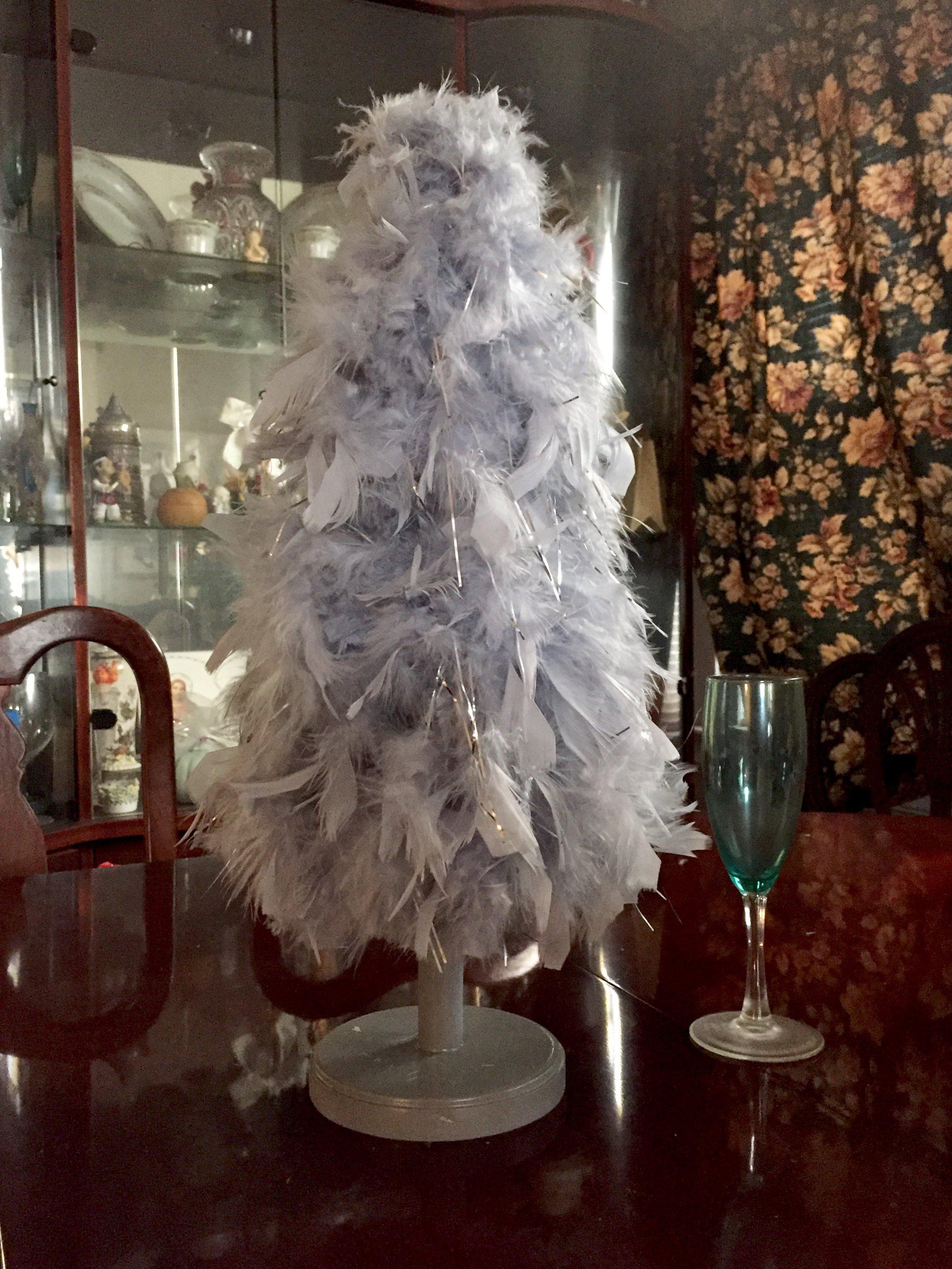 Small Heather Gray American Feather Tree - SOLD OUT – Angelwreaths