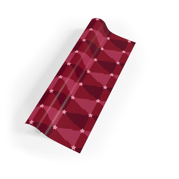 Christmas Tree En Rouge Gift Wrapping Paper