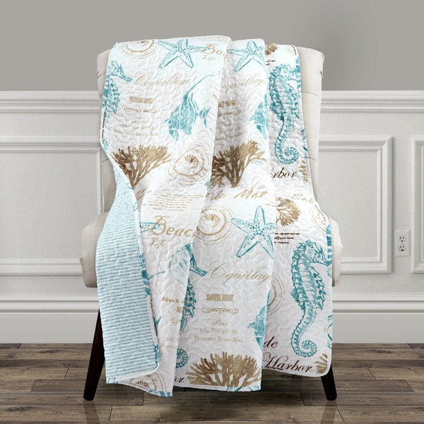 Harbor Life Throw Blanket