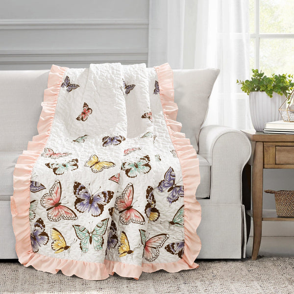Flutter Butterfly Throw Blanket