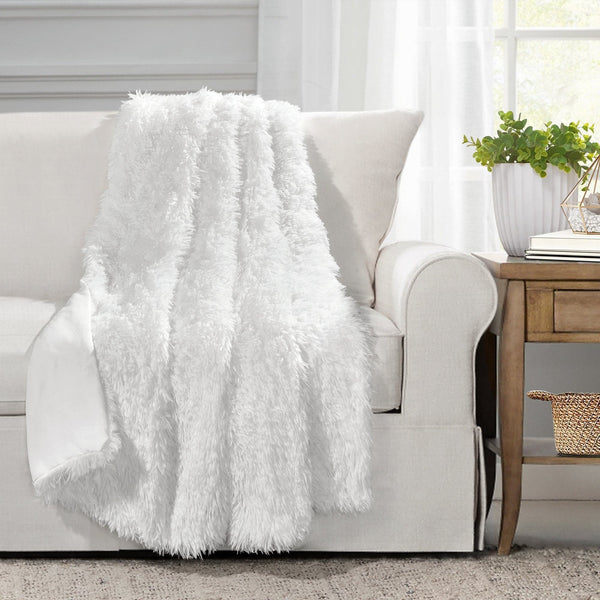 Emma Faux Fur Throw Blanket