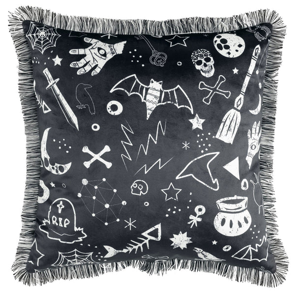 Halloween Elements Decorative Throw Pillow