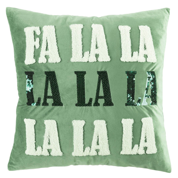 Fa La La La Decorative Throw Pillow