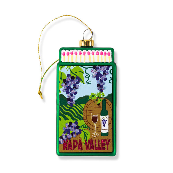 Matchbook Ornament - Napa Valley