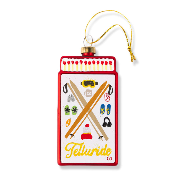 Matchbook Ornament - Telluride