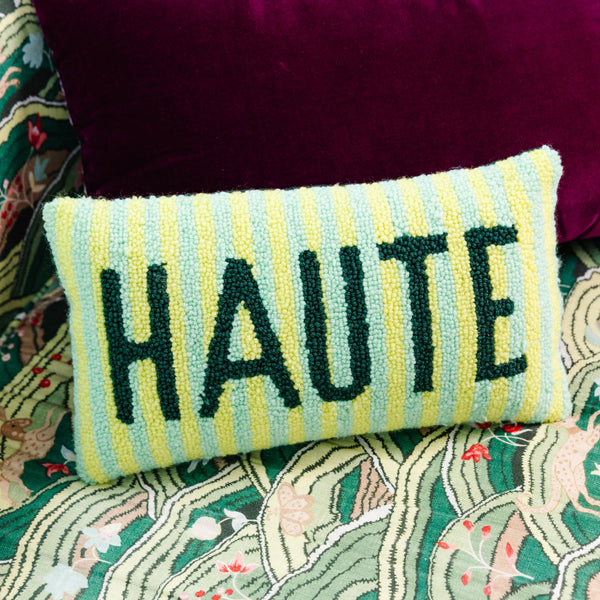 Haute Hooked Throw Pillow