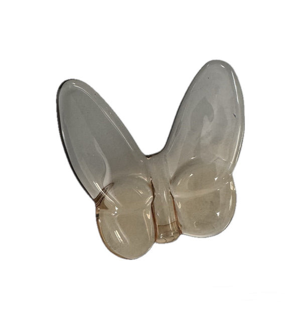 Le Mariposa Crystal Butterfly Figurine In Silver/Gold Ombre