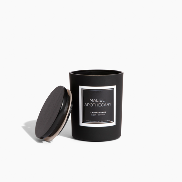 Mini Matte Black Vegan Scented Candle