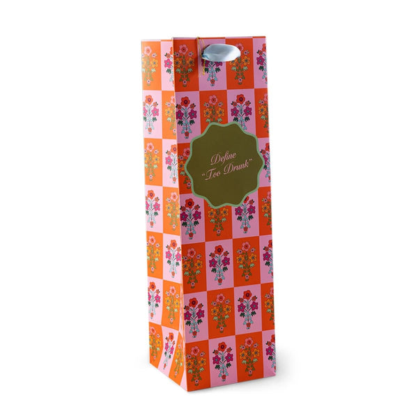Wine Gift Bag - Too Drunk