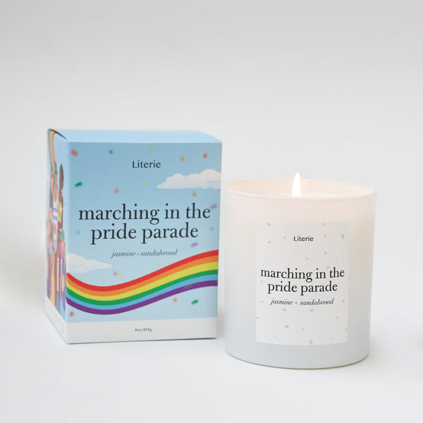 Marching in the Pride Parade Vegan Scented Candle