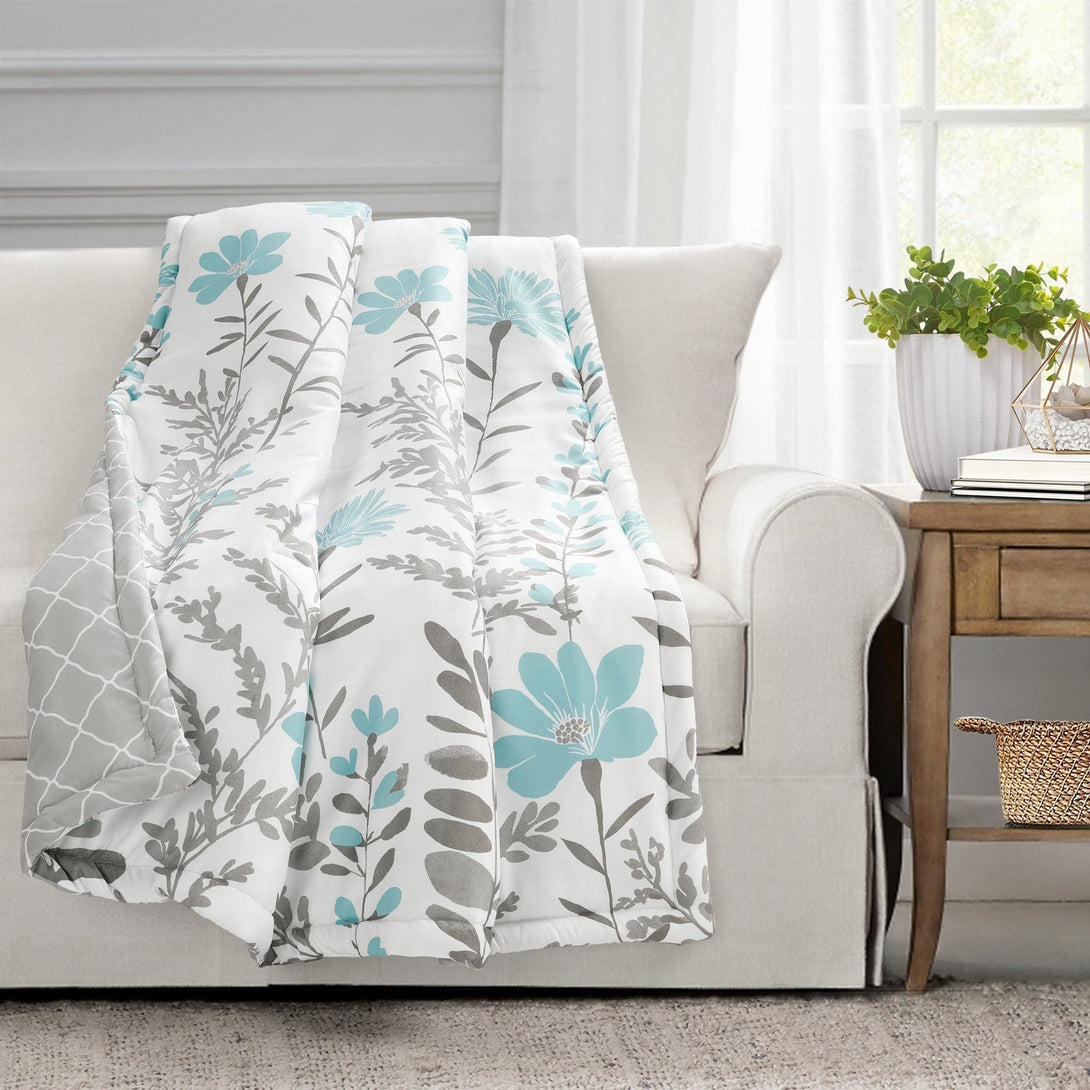 Aprile Reversible Throw Blanket - Angelwreaths
