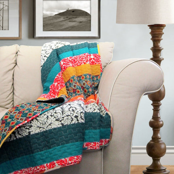 Boho Stripe Throw Blanket - Angelwreaths