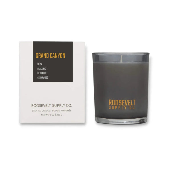 Grand Canyon Smoked Glass Scented Candle