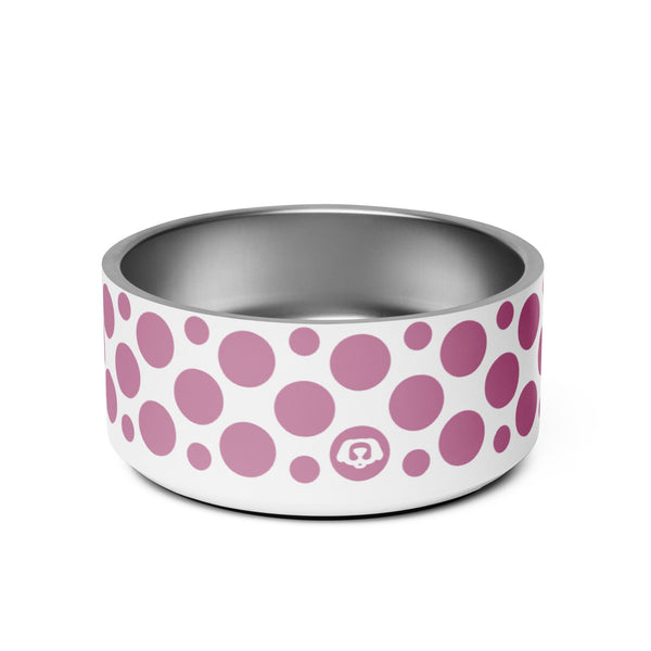 WUFORIA Polka Dotty Dewberry 32oz Dog Bowl