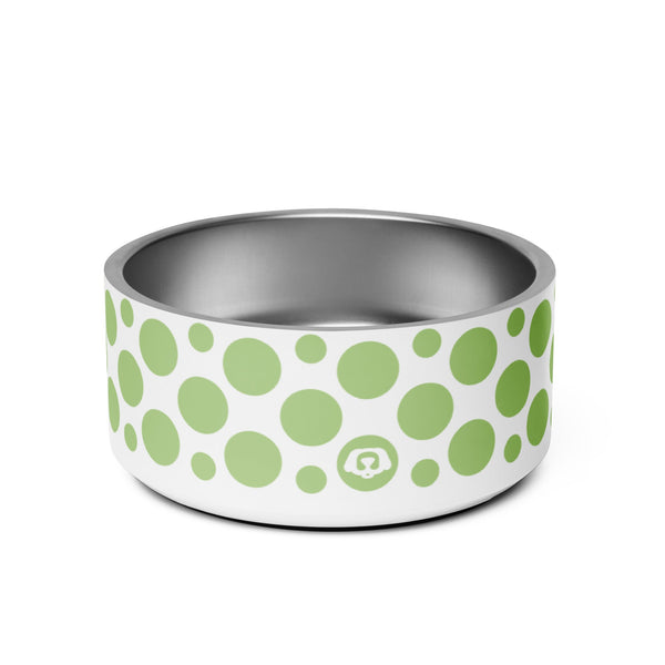 WUFORIA Polka Dotty Celery 32oz Dog Bowl