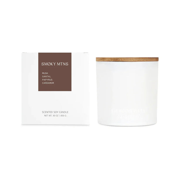 Smoky Mtn 3 Wick Scented Candle