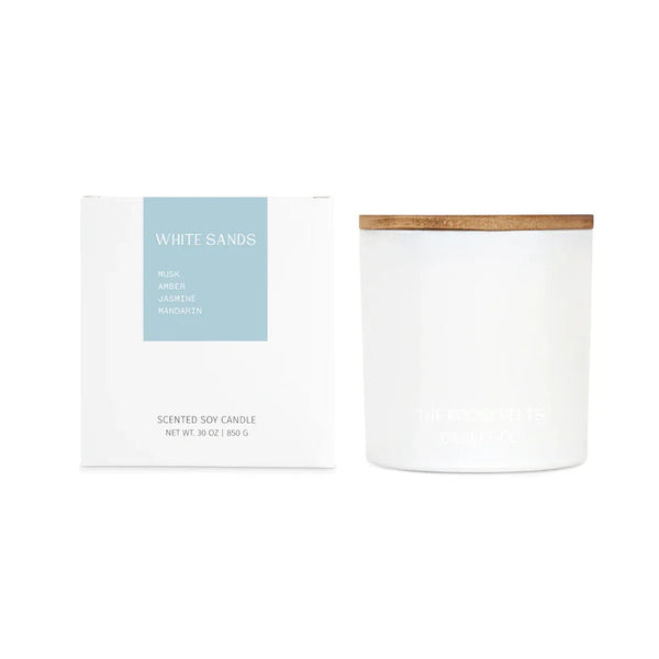 White Sands 3 Wick Scented Candle