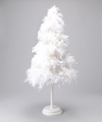 Medium White American Feather Tree
