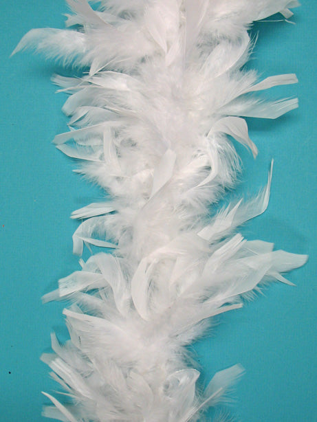 3 pieces Fluffy White Feather Boa