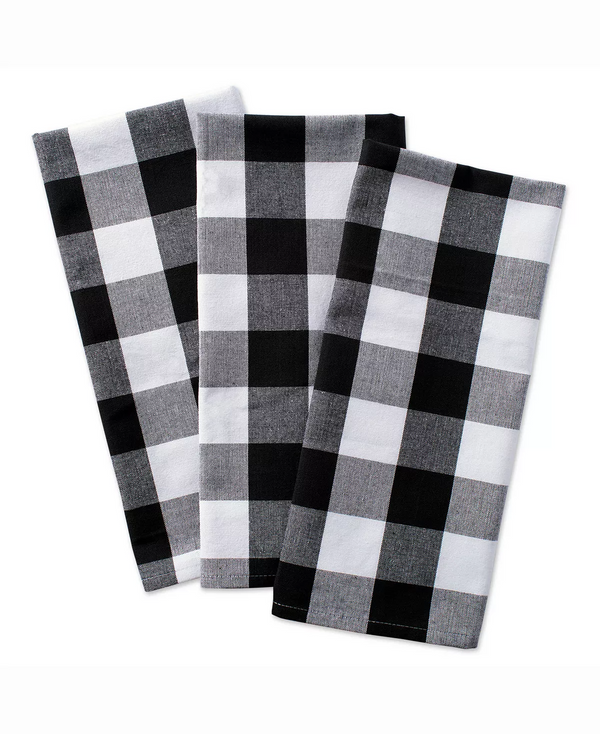 Black & White Buffalo Check Kitchen Towel